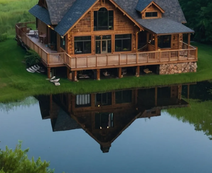 Architect drawing and model